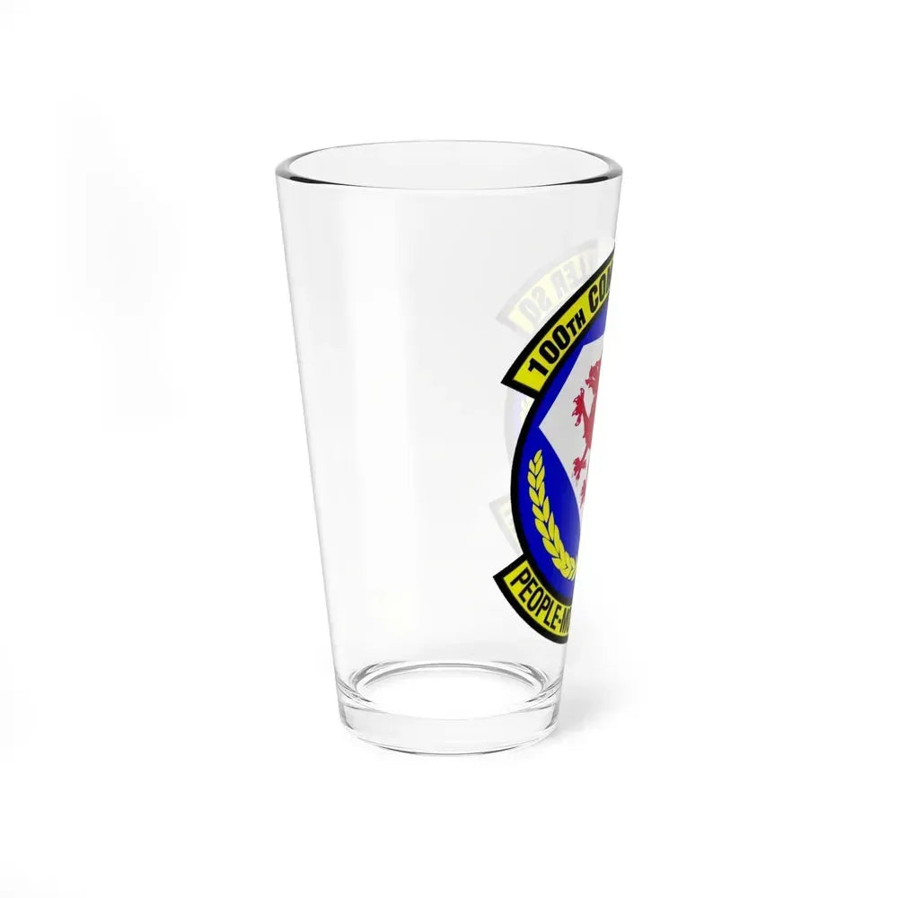 100 Comptroller Squadron USAFE (U.S. Air Force) Pint Glass 16oz - Go Mug Yourself