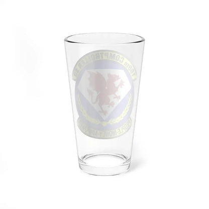 100 Comptroller Squadron USAFE (U.S. Air Force) Pint Glass 16oz - Go Mug Yourself