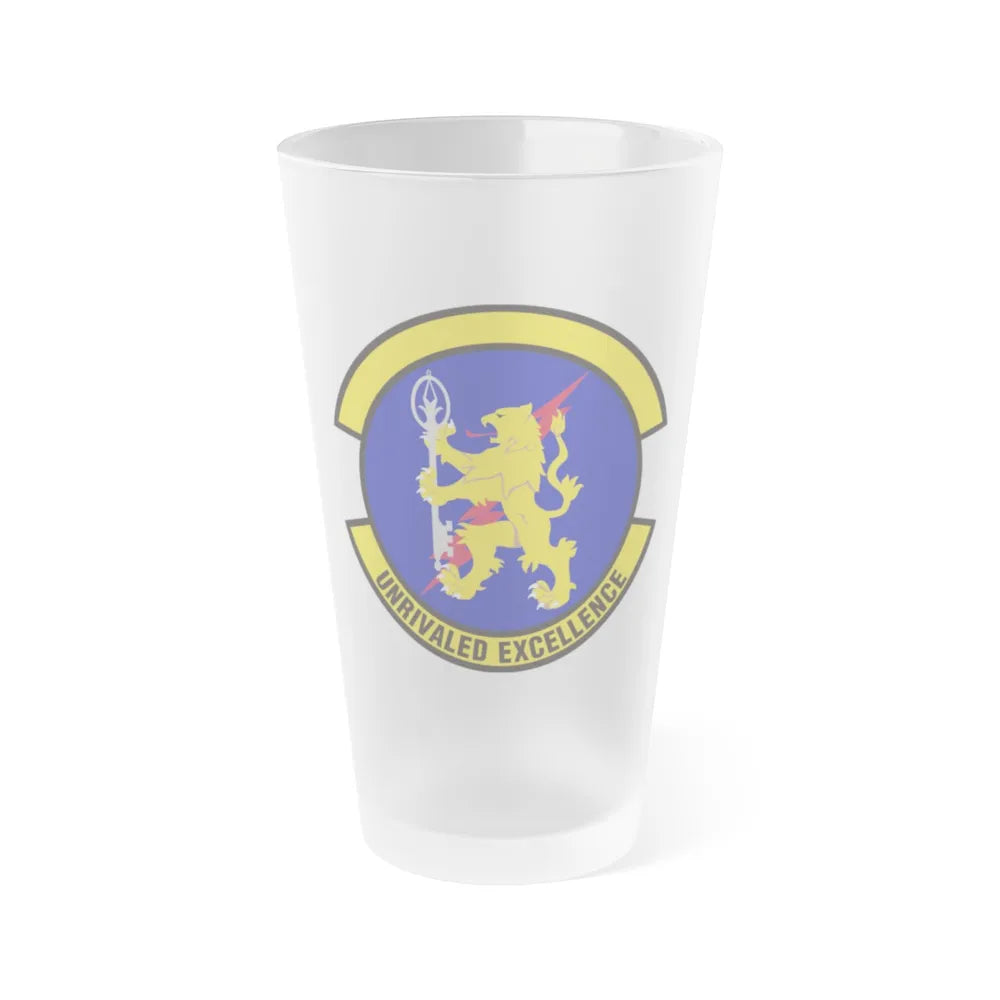 100 Logistics Readiness Squadron USAFE (U.S. Air Force) Frosted Pint Glass 16oz-16oz-Frosted-Go Mug Yourself