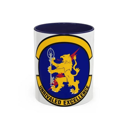 100 Logistics Readiness Squadron USAFE (U.S. Air Force) Accent Coffee Mug 11oz Navy - Go Mug Yourself