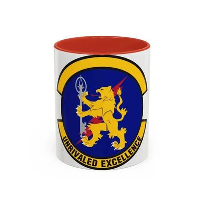 100 Logistics Readiness Squadron USAFE (U.S. Air Force) Accent Coffee Mug 11oz Red - Go Mug Yourself