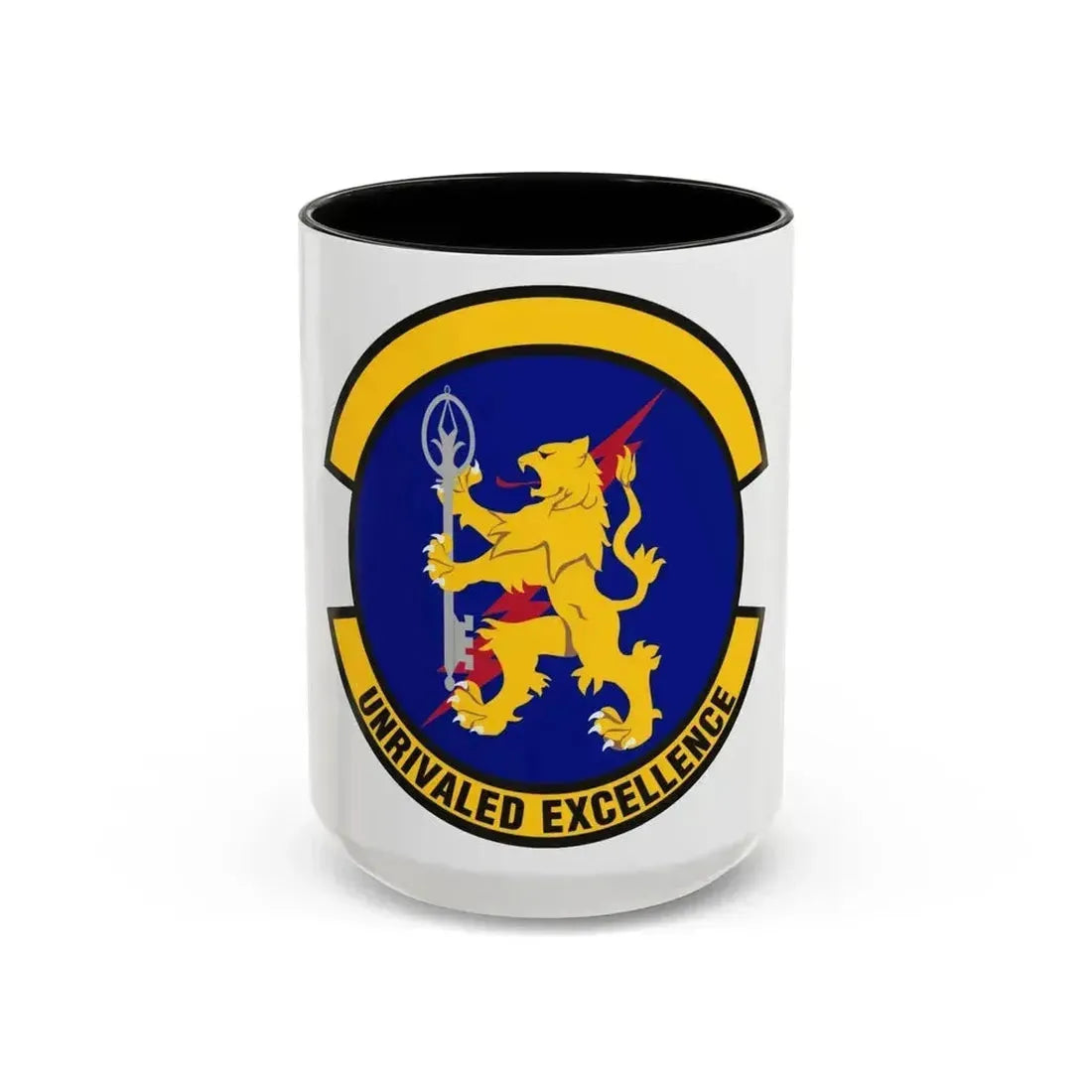100 Logistics Readiness Squadron USAFE (U.S. Air Force) Accent Coffee Mug 15oz Black - Go Mug Yourself