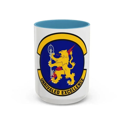 100 Logistics Readiness Squadron USAFE (U.S. Air Force) Accent Coffee Mug 15oz Light Blue - Go Mug Yourself