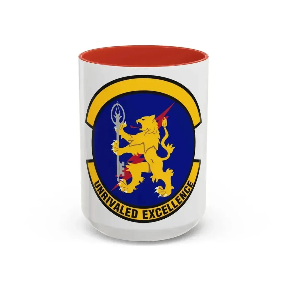 100 Logistics Readiness Squadron USAFE (U.S. Air Force) Accent Coffee Mug 15oz Red - Go Mug Yourself