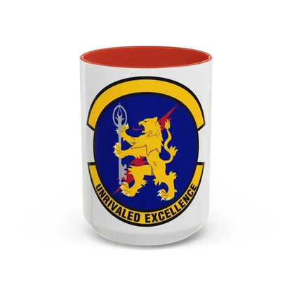 100 Logistics Readiness Squadron USAFE (U.S. Air Force) Accent Coffee Mug 15oz Red - Go Mug Yourself