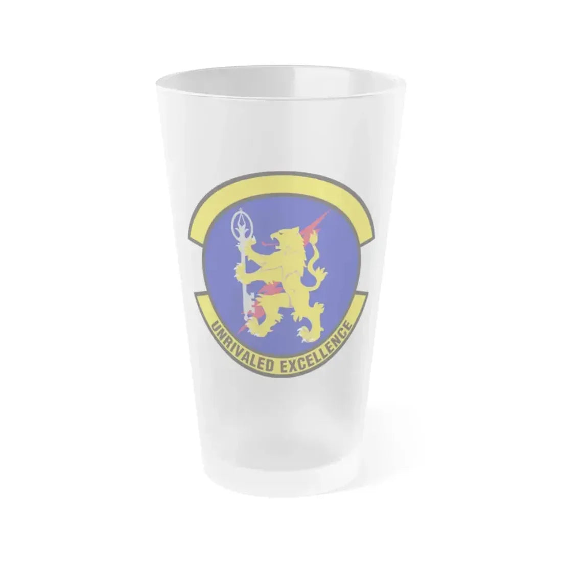 100 Logistics Readiness Squadron USAFE (U.S. Air Force) Frosted Pint Glass 16oz 16oz Frosted - Go Mug Yourself