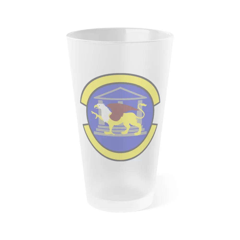 100 Maintenance Operations Squadron USAFE (U.S. Air Force) Frosted Pint Glass 16oz-16oz-Frosted-Go Mug Yourself