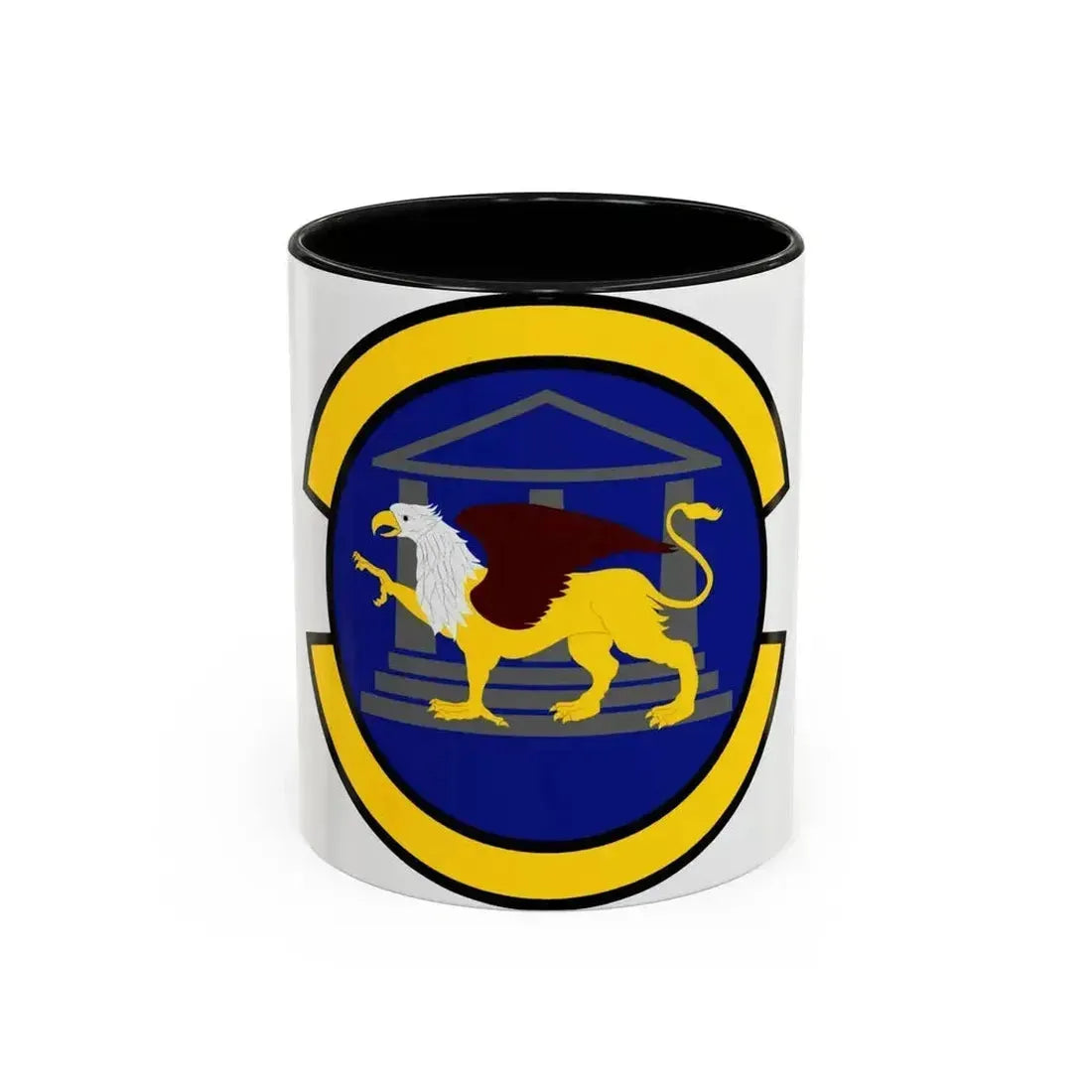 100 Maintenance Operations Squadron USAFE (U.S. Air Force) Accent Coffee Mug 11oz Black - Go Mug Yourself