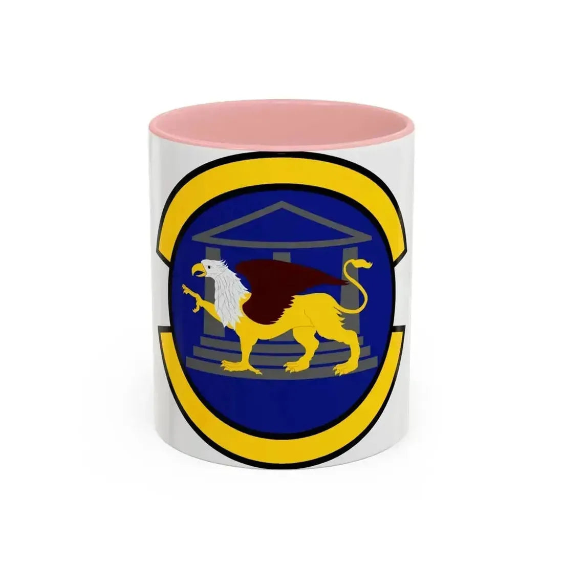 100 Maintenance Operations Squadron USAFE (U.S. Air Force) Accent Coffee Mug 11oz Pink - Go Mug Yourself