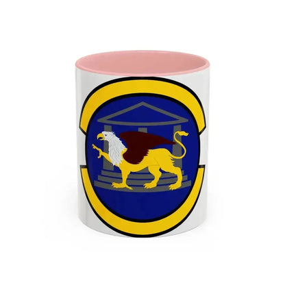 100 Maintenance Operations Squadron USAFE (U.S. Air Force) Accent Coffee Mug 11oz Pink - Go Mug Yourself