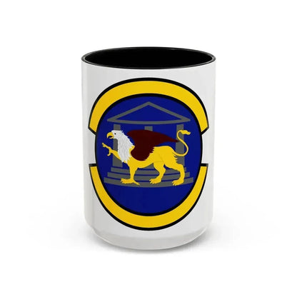 100 Maintenance Operations Squadron USAFE (U.S. Air Force) Accent Coffee Mug 15oz Black - Go Mug Yourself