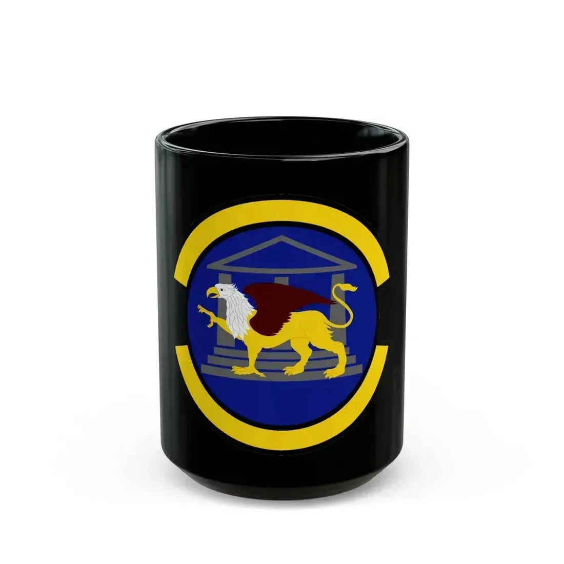 100 Maintenance Operations Squadron USAFE (U.S. Air Force) Black Coffee Mug 15oz - Go Mug Yourself