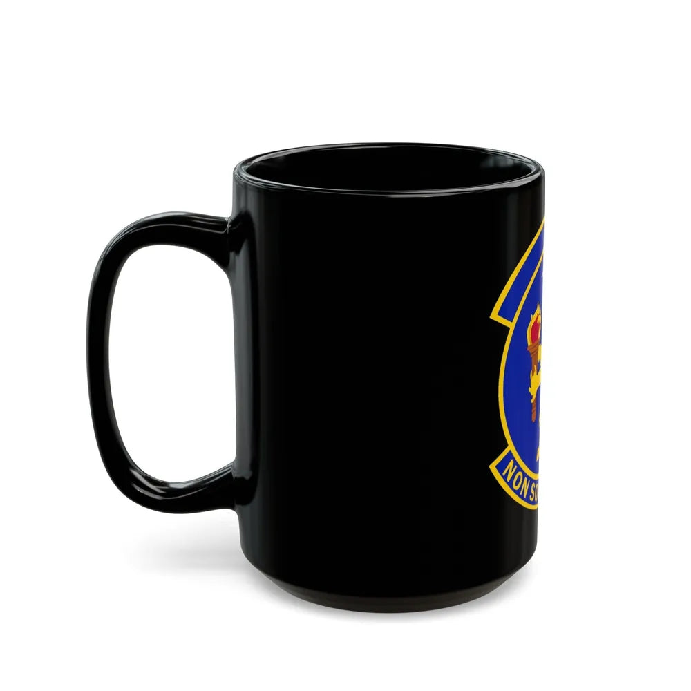 100 Operations Support Squadron USAFE (U.S. Air Force) Black Coffee Mug-Go Mug Yourself