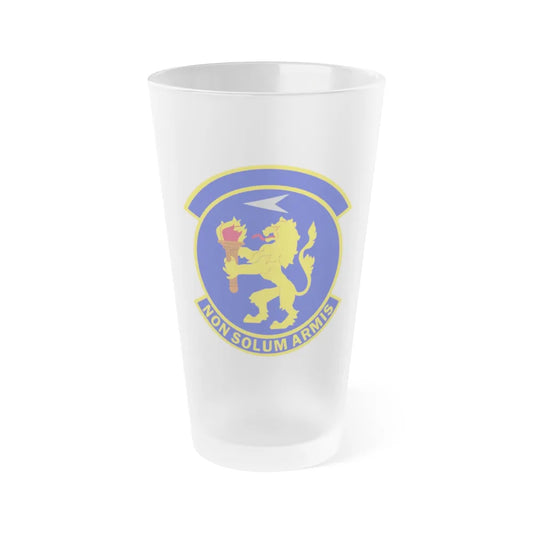 100 Operations Support Squadron USAFE (U.S. Air Force) Frosted Pint Glass 16oz-16oz-Frosted-Go Mug Yourself