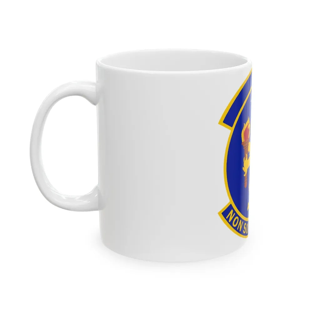 100 Operations Support Squadron USAFE (U.S. Air Force) White Coffee Mug-Go Mug Yourself