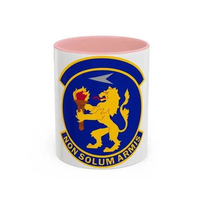 100 Operations Support Squadron USAFE (U.S. Air Force) Accent Coffee Mug 11oz Pink - Go Mug Yourself