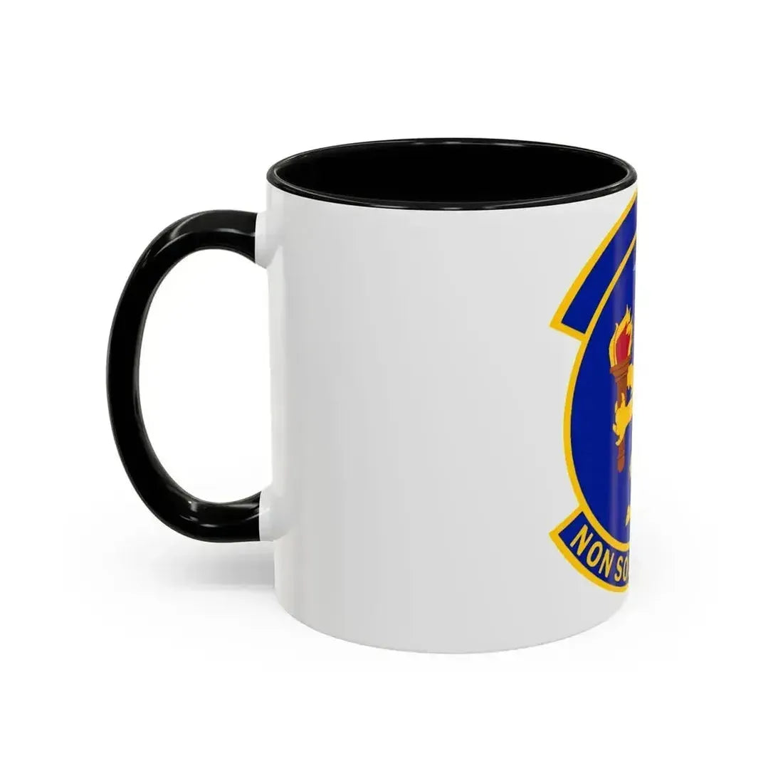 100 Operations Support Squadron USAFE (U.S. Air Force) Accent Coffee Mug - Go Mug Yourself