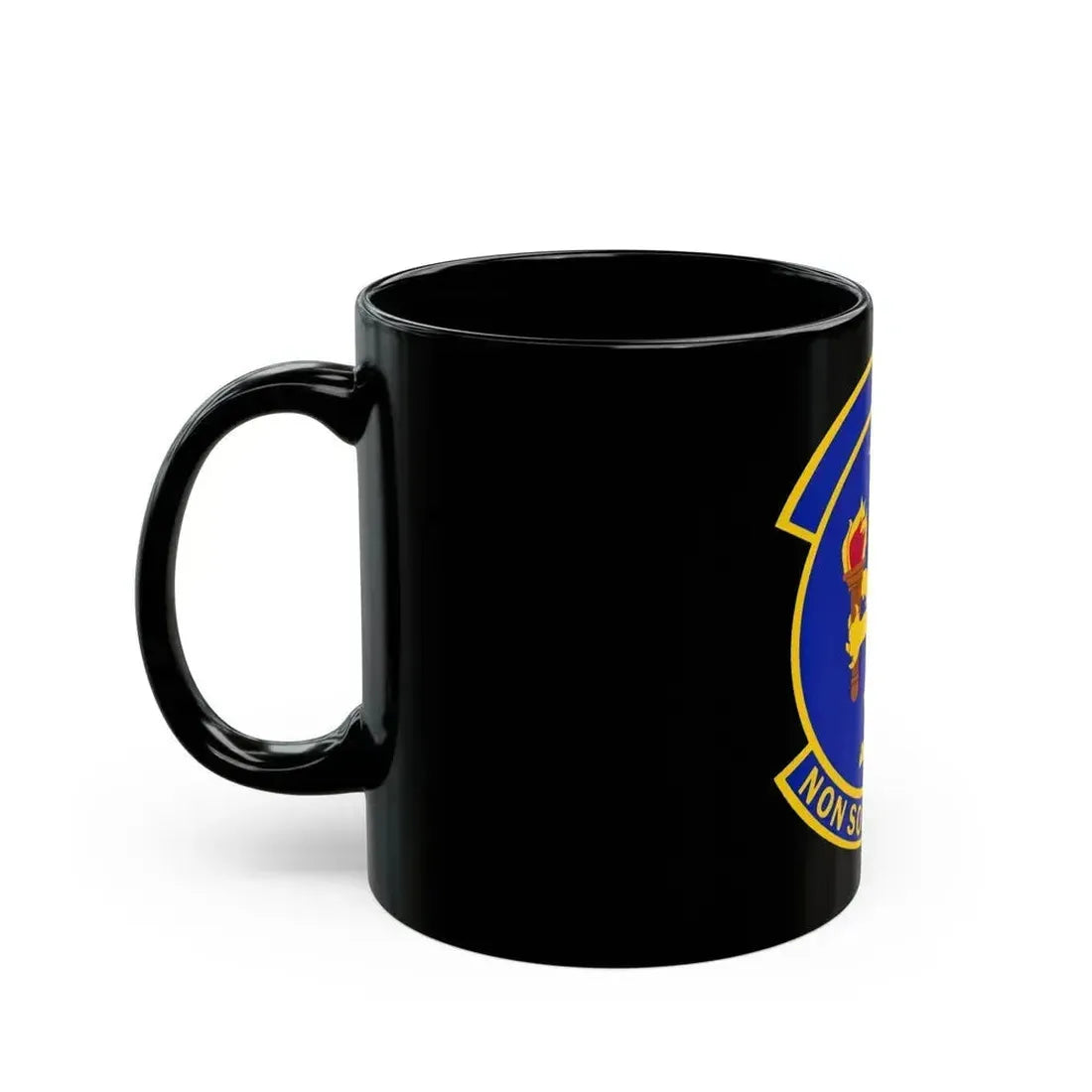 100 Operations Support Squadron USAFE (U.S. Air Force) Black Coffee Mug - Go Mug Yourself