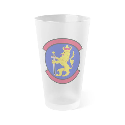 100 Security Forces Squadron USAFE (U.S. Air Force) Frosted Pint Glass 16oz-16oz-Frosted-Go Mug Yourself