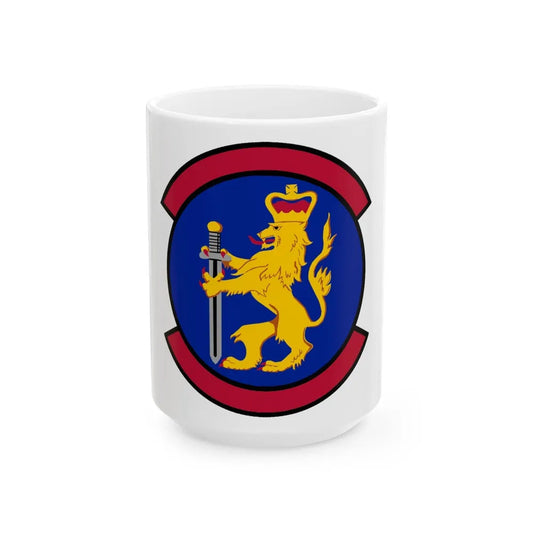 100 Security Forces Squadron USAFE (U.S. Air Force) White Coffee Mug-15oz-Go Mug Yourself