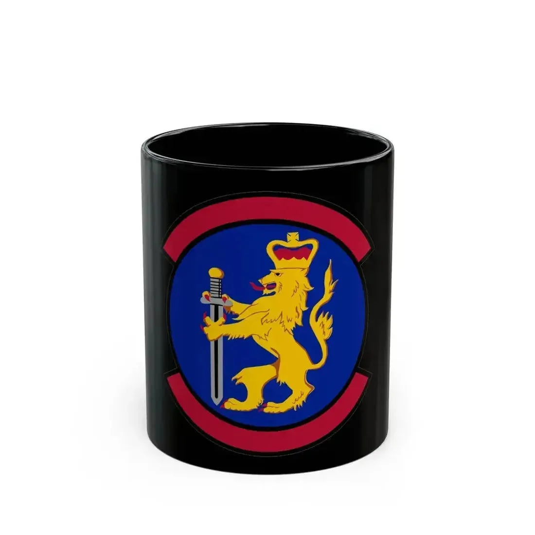 100 Security Forces Squadron USAFE (U.S. Air Force) Black Coffee Mug 11oz - Go Mug Yourself