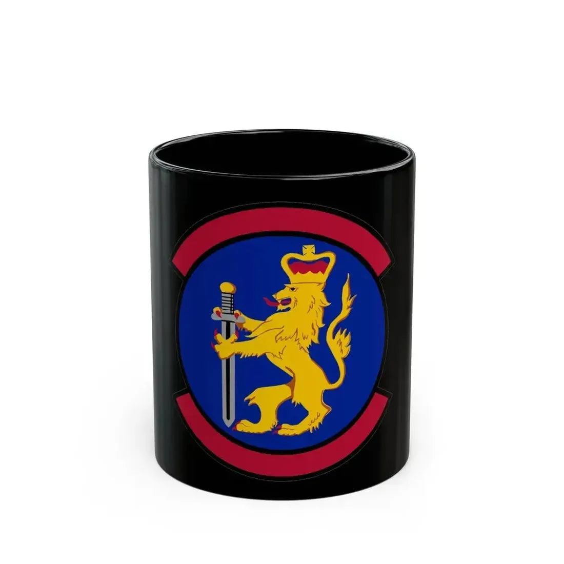 100 Security Forces Squadron USAFE (U.S. Air Force) Black Coffee Mug - Go Mug Yourself