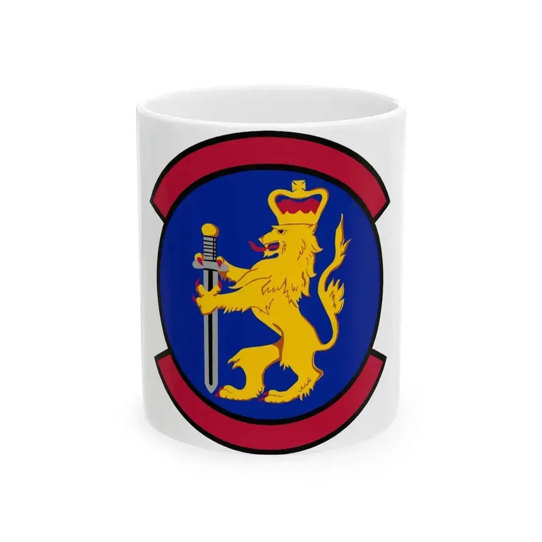 100 Security Forces Squadron USAFE (U.S. Air Force) White Coffee Mug 11oz - Go Mug Yourself