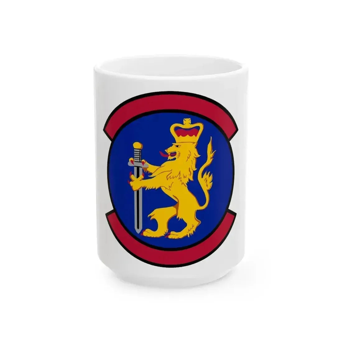 100 Security Forces Squadron USAFE (U.S. Air Force) White Coffee Mug 15oz - Go Mug Yourself