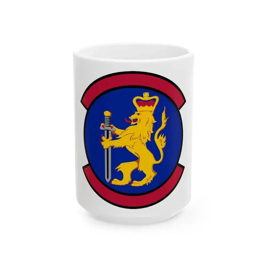 100 Security Forces Squadron USAFE (U.S. Air Force) White Coffee Mug 15oz - Go Mug Yourself