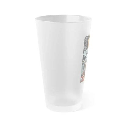 1000 EYES OF DR.MABUSE (3) 1960 Movie Poster - Frosted Pint Glass 16oz - Go Mug Yourself