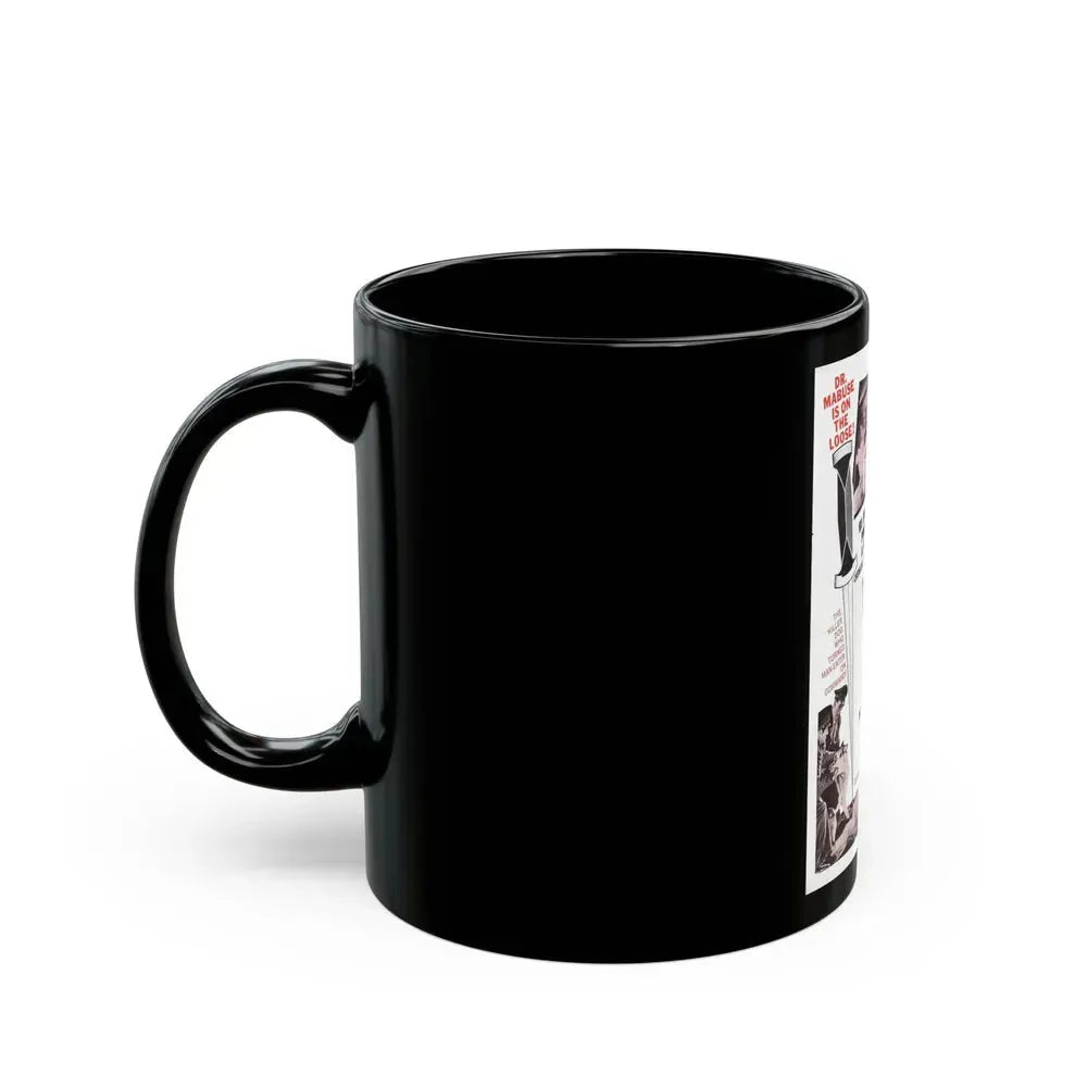 1000 EYES OF DR.MABUSE (4) 1960 Movie Poster - Black Coffee Mug - Go Mug Yourself