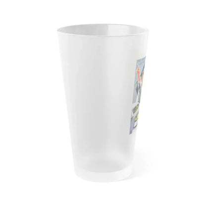 1000 EYES OF DR.MABUSE (5) 1960 Movie Poster - Frosted Pint Glass 16oz - Go Mug Yourself