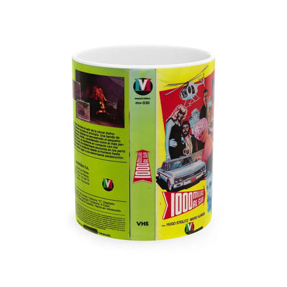 1000 MILLAS AL SUR (VHS COVER) - White Coffee Mug-11oz-Go Mug Yourself