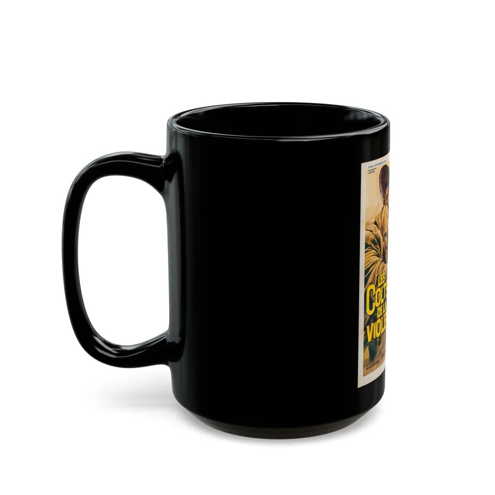 1,000 ON THE BLACK 1966 Movie Poster - Black Coffee Mug-Go Mug Yourself