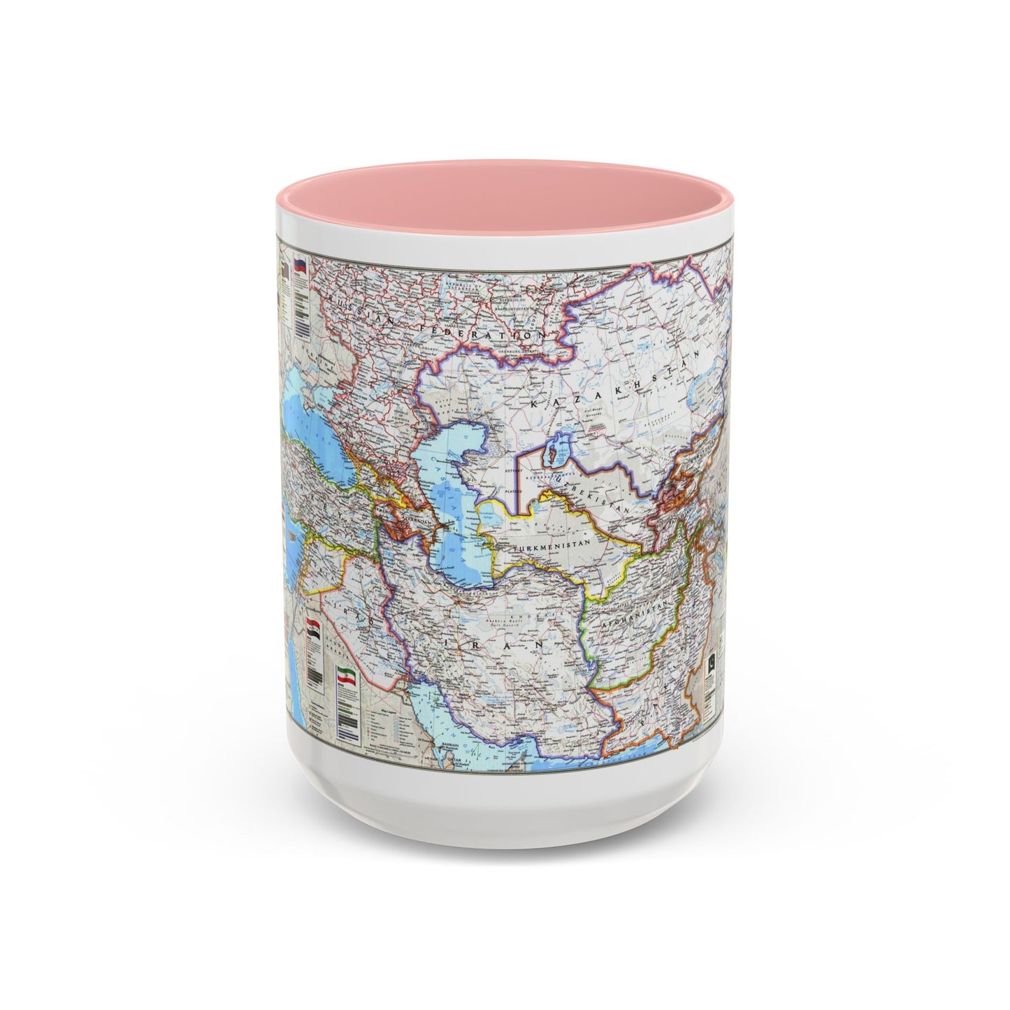 Caspian Region- Promise and Peril (1999) (Map) Accent Coffee Mug