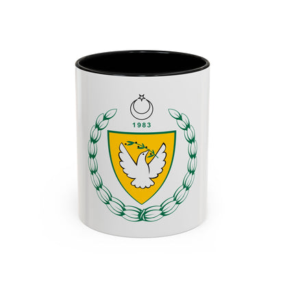 Coat of arms of the Turkish Republic of Northern Cyprus - Accent Coffee Mug