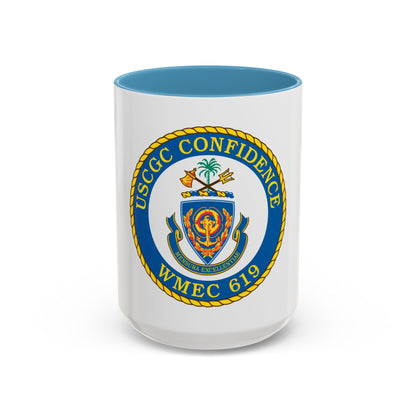 USCGC Confidence WMEC 619 (U.S. Coast Guard) Accent Coffee Mug