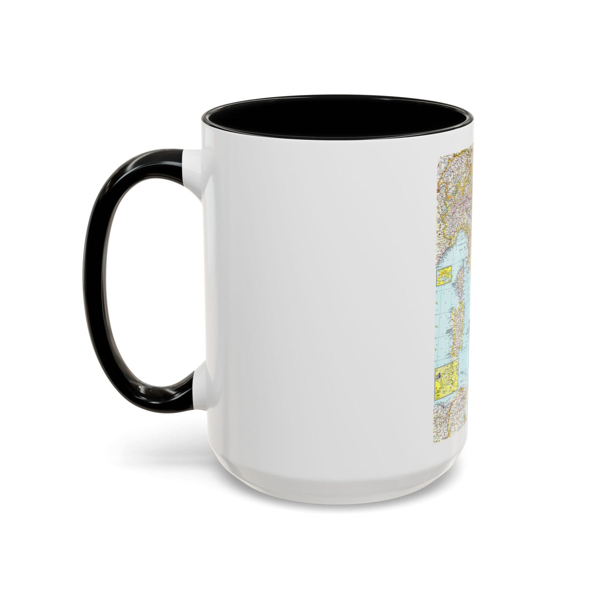 Italy (1961) (Map) Accent Coffee Mug