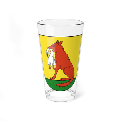 Wülflingen-blazon (Switzerland) (Coat of Arms) Pint Glass 16oz