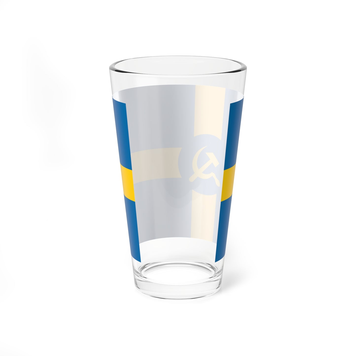 Flag of Folkhemmet (Sweden) Pint Glass 16oz