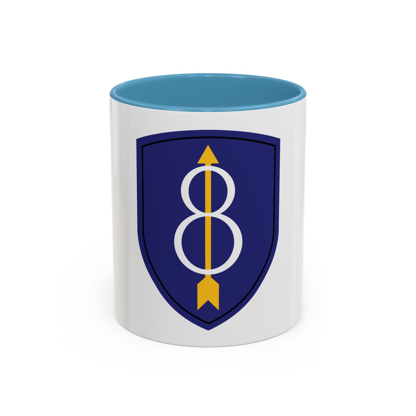 8th Infantry Division patch (U.S. Army) Accent Coffee Mug