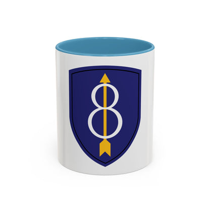 8th Infantry Division patch (U.S. Army) Accent Coffee Mug