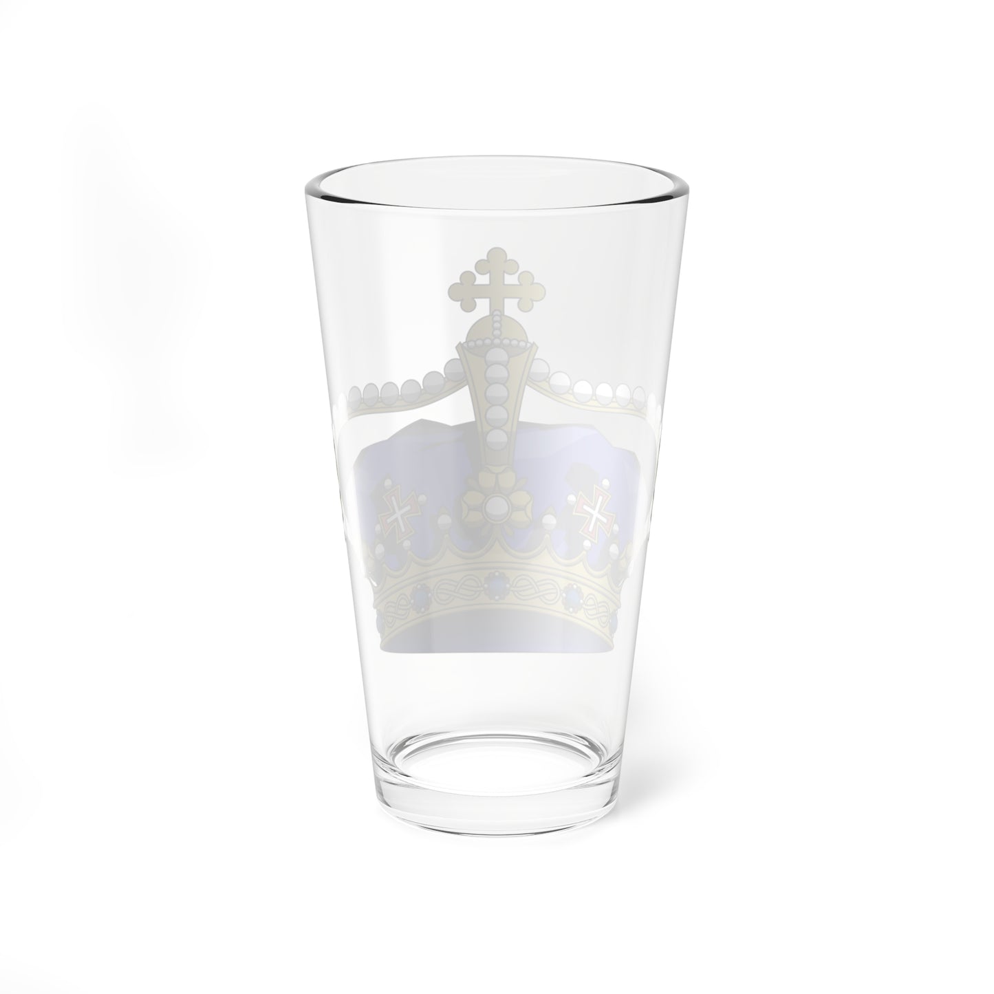 Crown of Italian hereditary prince (Italy) (Coat of Arms) Pint Glass 16oz