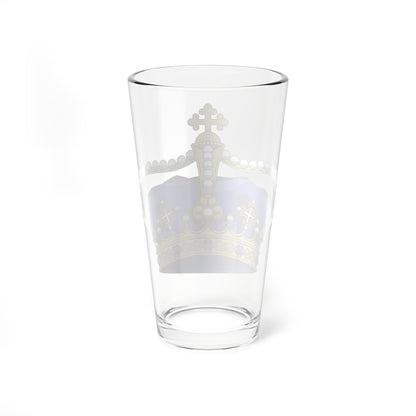 Crown of Italian hereditary prince (Italy) (Coat of Arms) Pint Glass 16oz