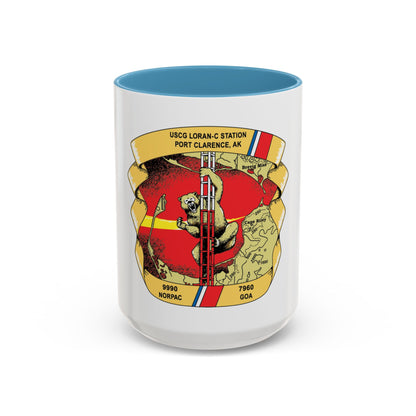 USCG Loran C  Station Port Clarence AK (U.S. Coast Guard) Accent Coffee Mug