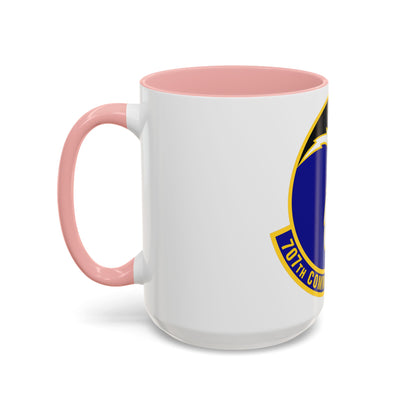 707th Communications Squadron (U.S. Air Force) Accent Coffee Mug