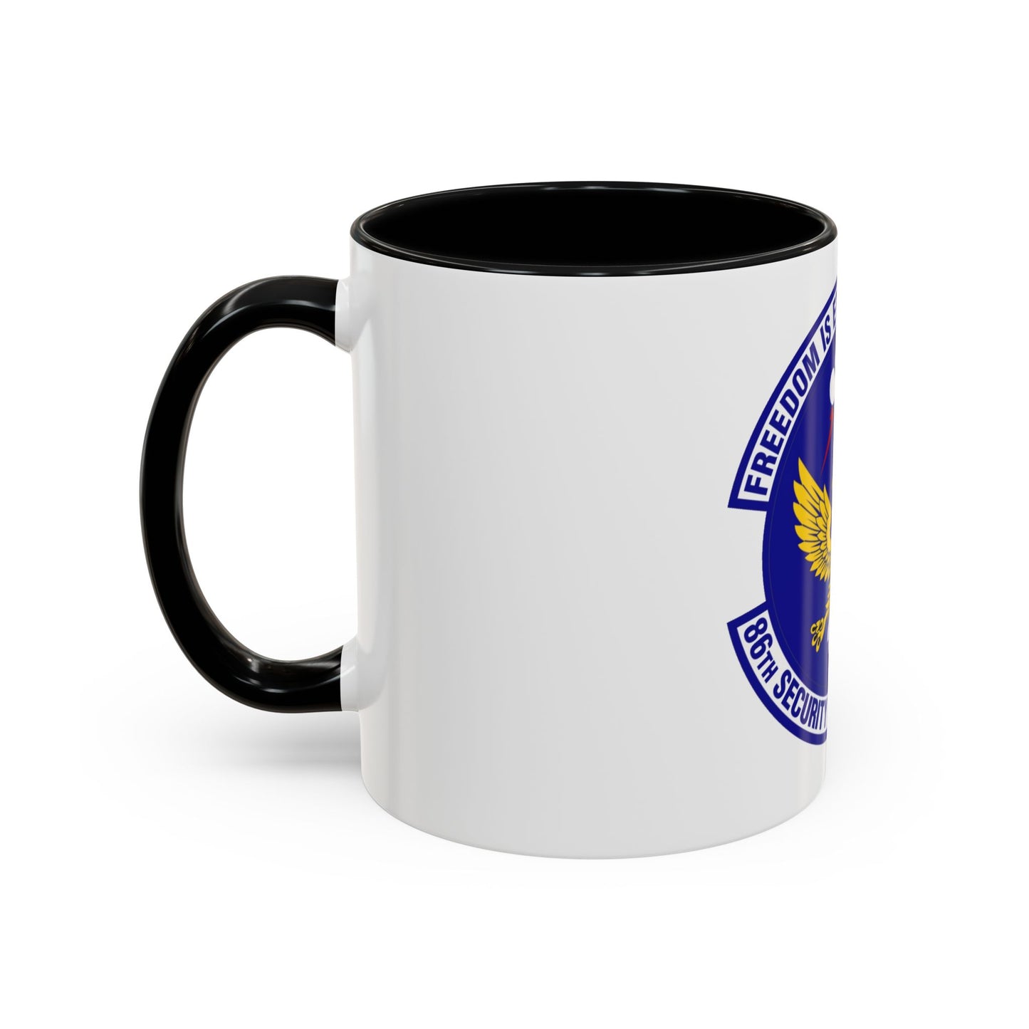 86 Security Forces Squadron USAFE (U.S. Air Force) Accent Coffee Mug