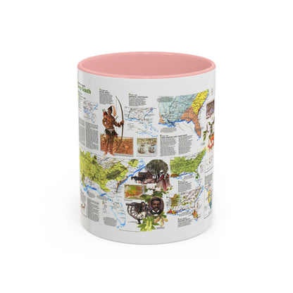 USA - Deep South 2 (1983) (Map) Accent Coffee Mug