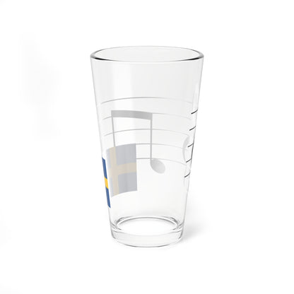 MusicalnotesSweden (Sweden) Pint Glass 16oz