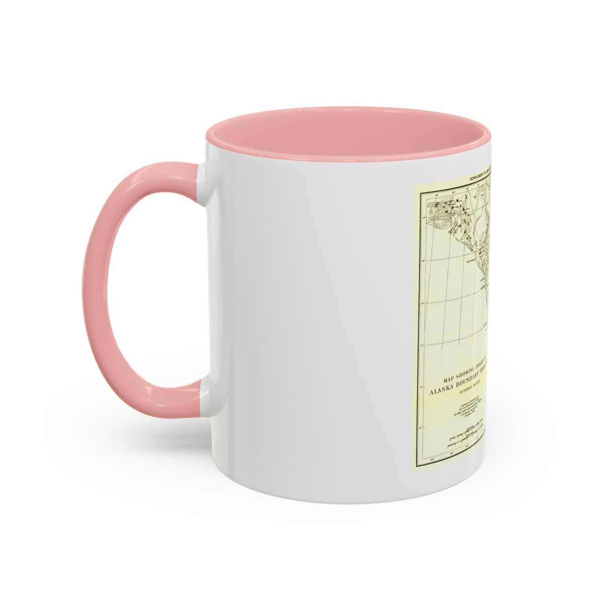 USA - Alaska (1903) (Map) Accent Coffee Mug